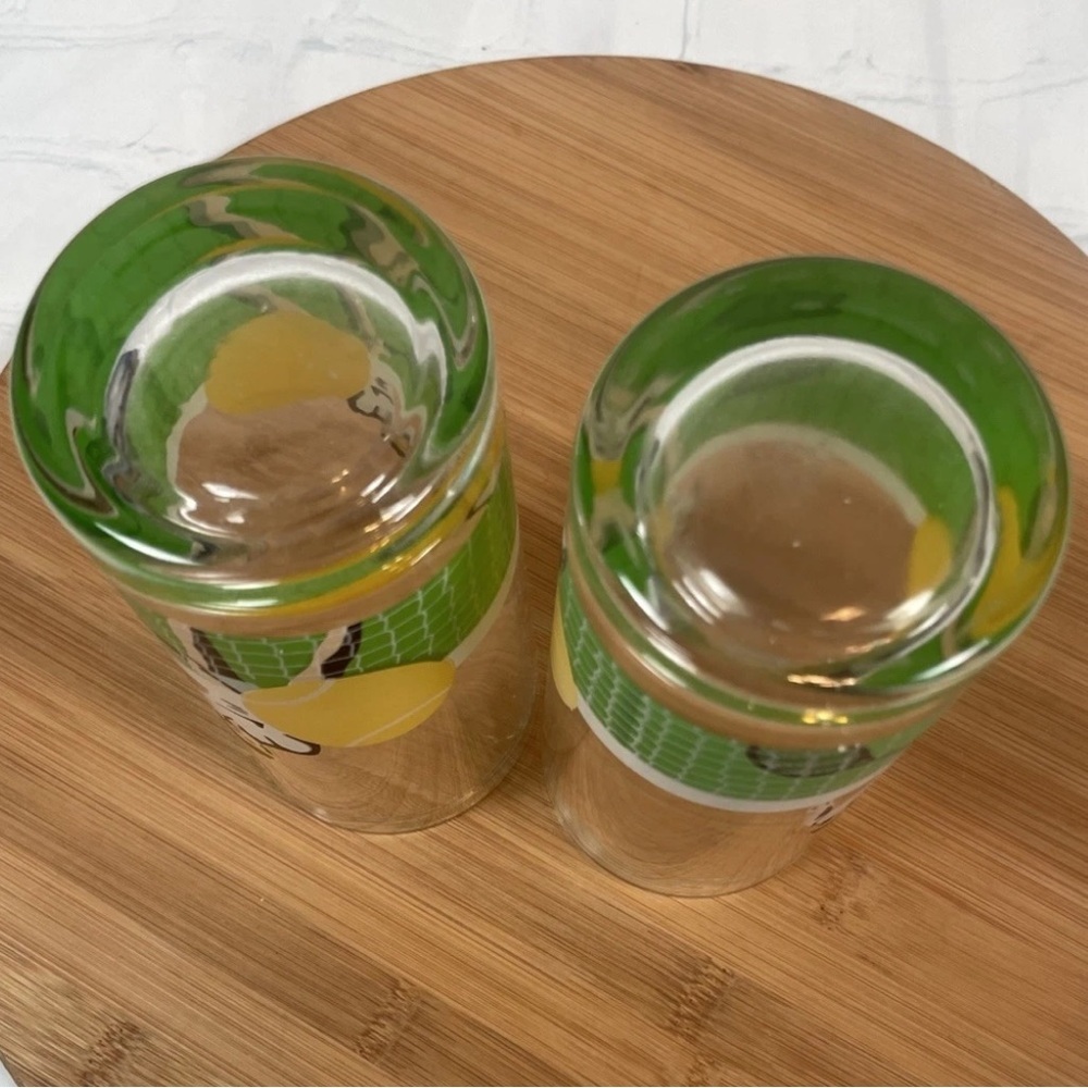LIBBEY COOLER TUMBLER GLASSES‎ 14 OZ 80’s TENNIS VINTAGE SPORTS BAR CUPS - set 2 - Picture 6 of 12